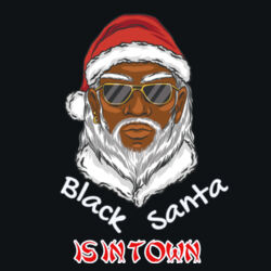 black Santa Design